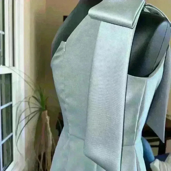 🔥🔥Alfred Sung Evening Gown in Willow Green - Picture 6 of 11